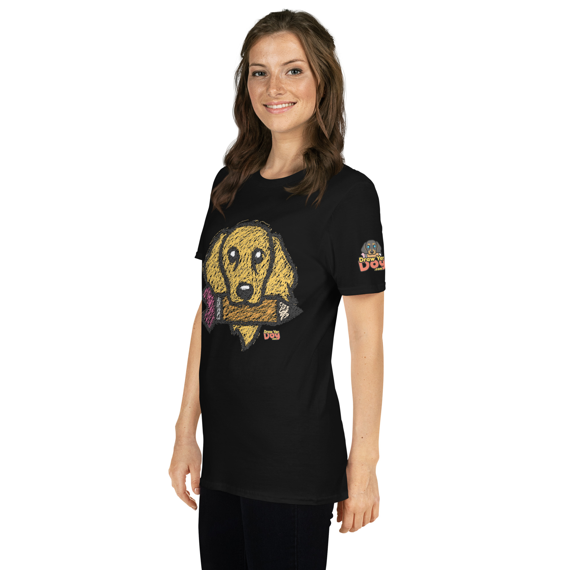 Draw Yer Dog — Bella Scribble Tee - Image 11