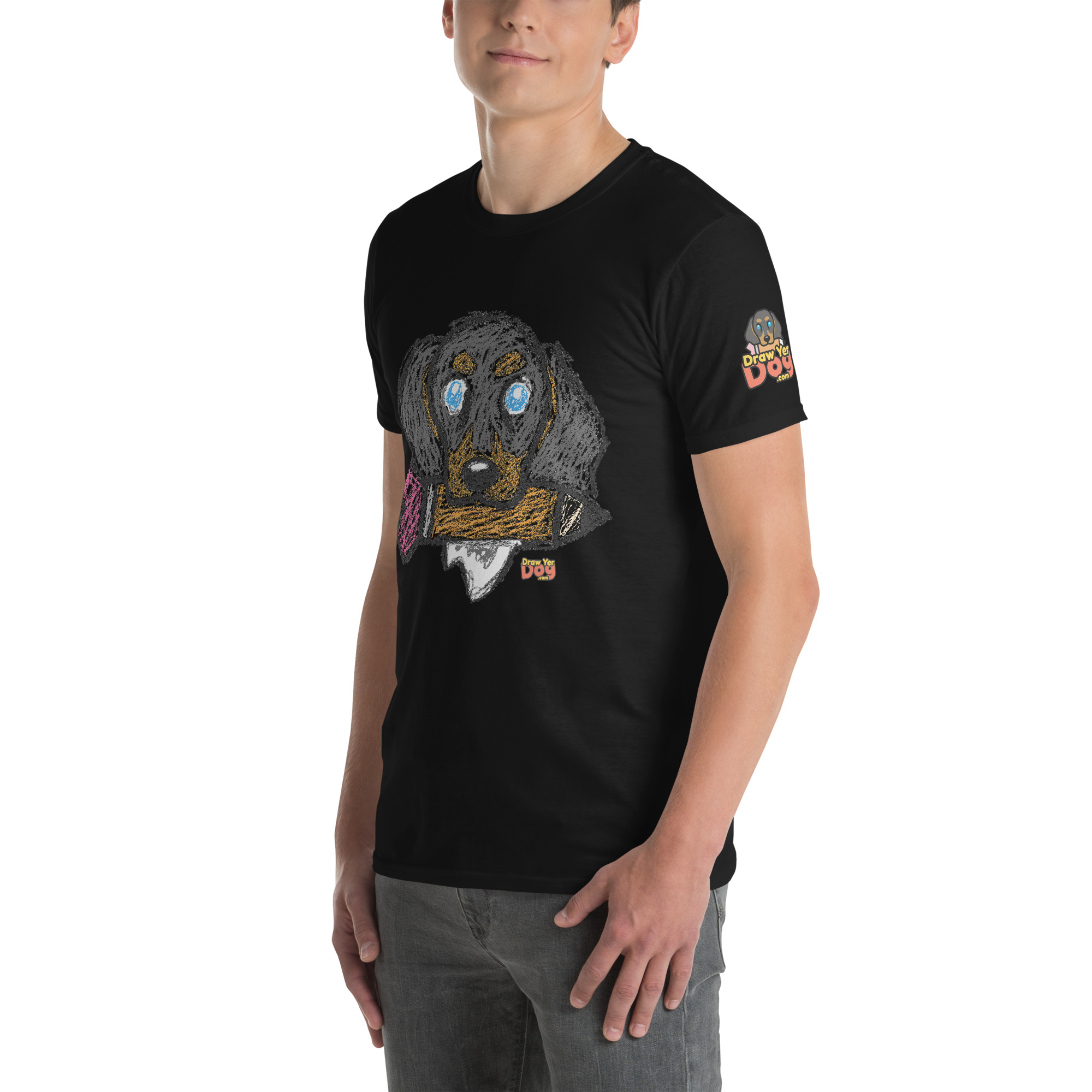 Draw Yer Dog — Morty Scribble Tee - Image 6