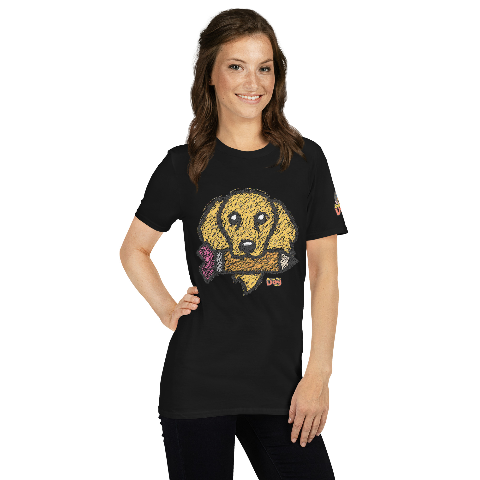 Draw Yer Dog — Bella Scribble Tee - Image 16