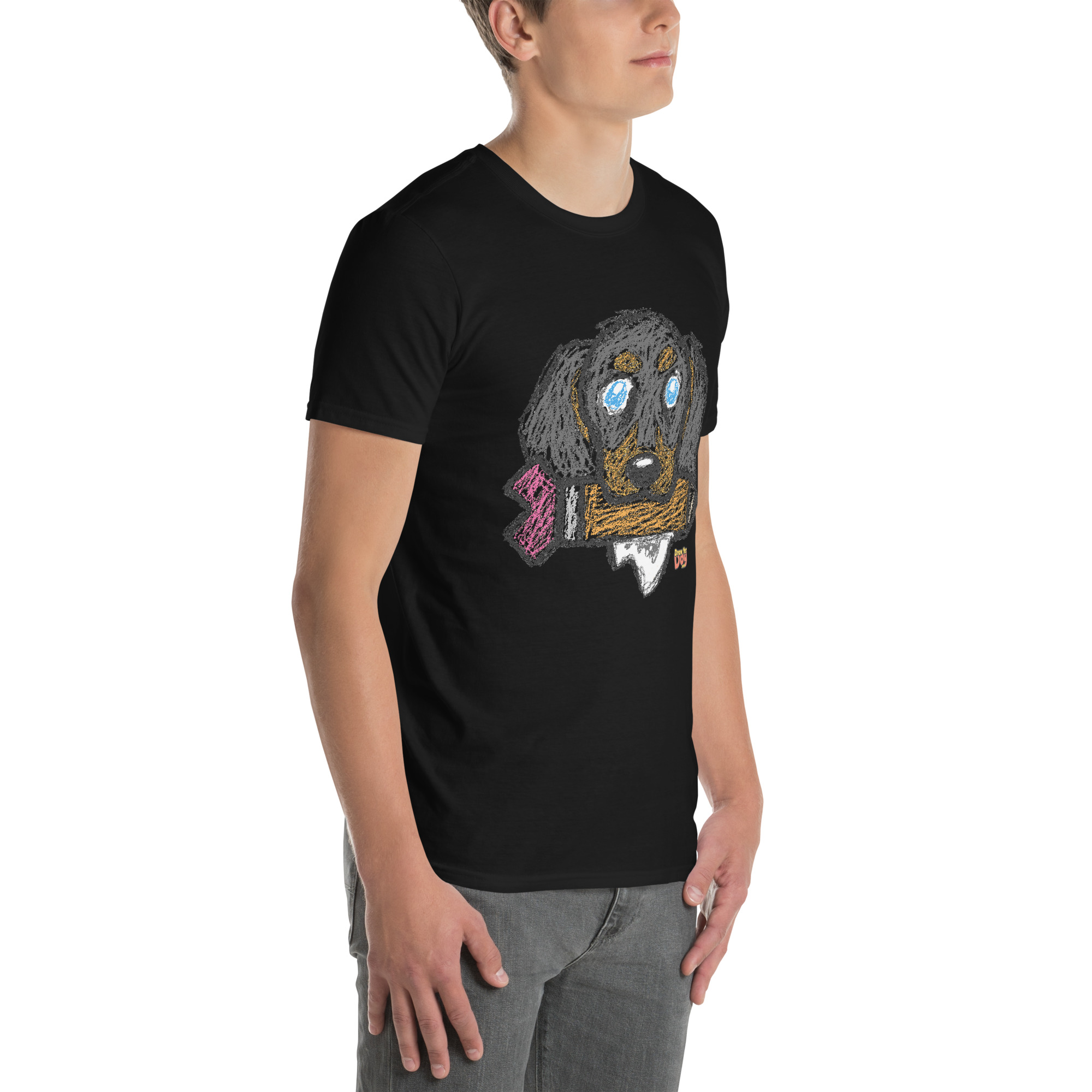 Draw Yer Dog — Morty Scribble Tee - Image 5