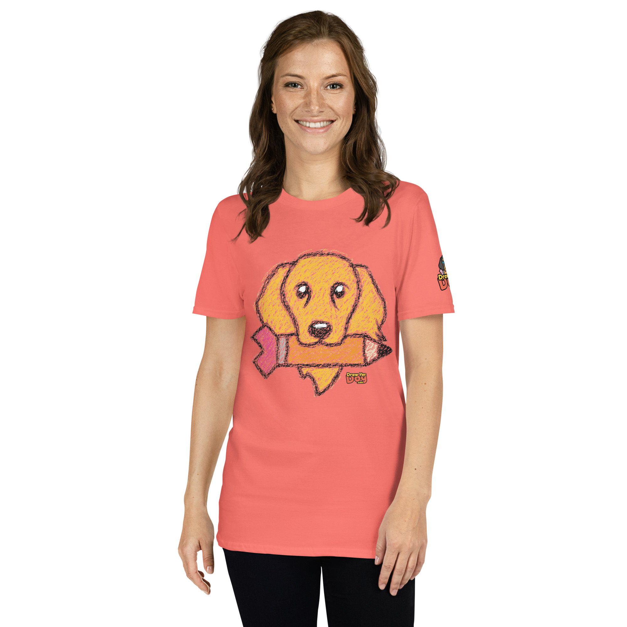 Draw Yer Dog — Bella Scribble Tee - Image 4
