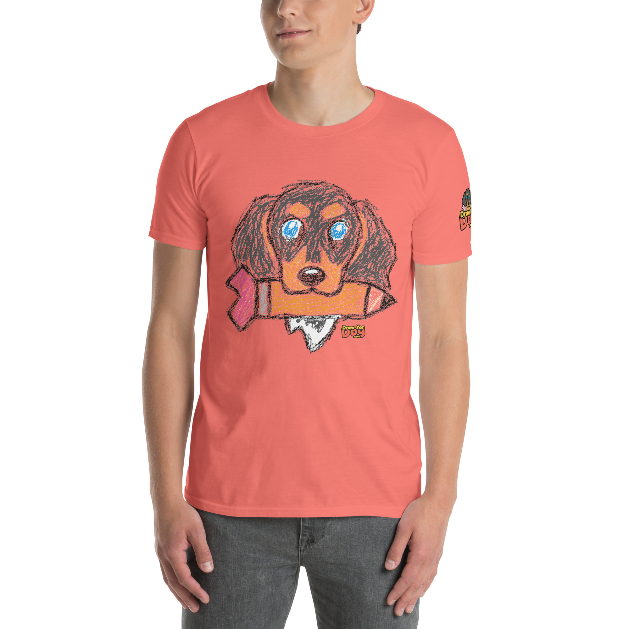 Draw Yer Dog — Morty Scribble Tee - Image 20