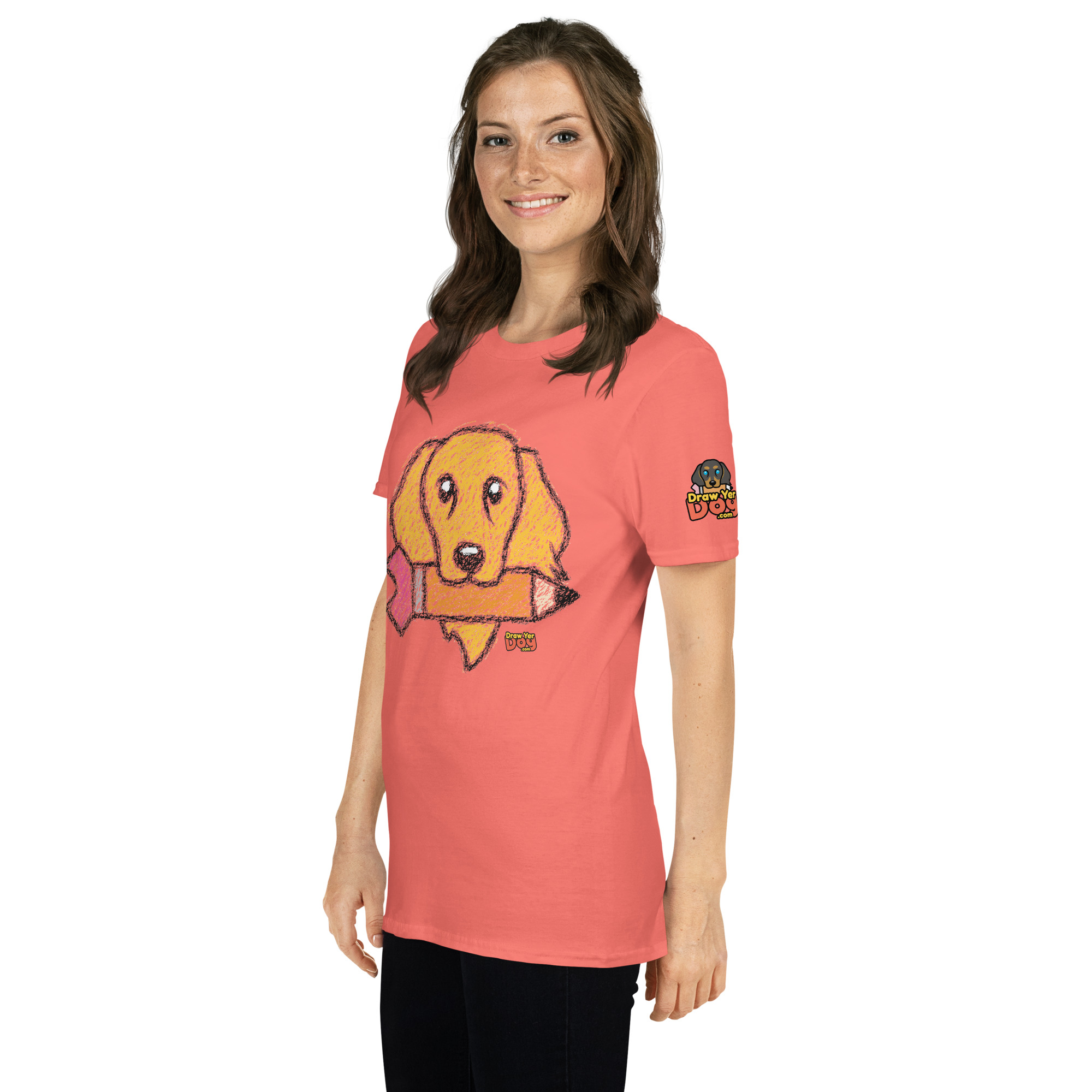 Draw Yer Dog — Bella Scribble Tee - Image 14