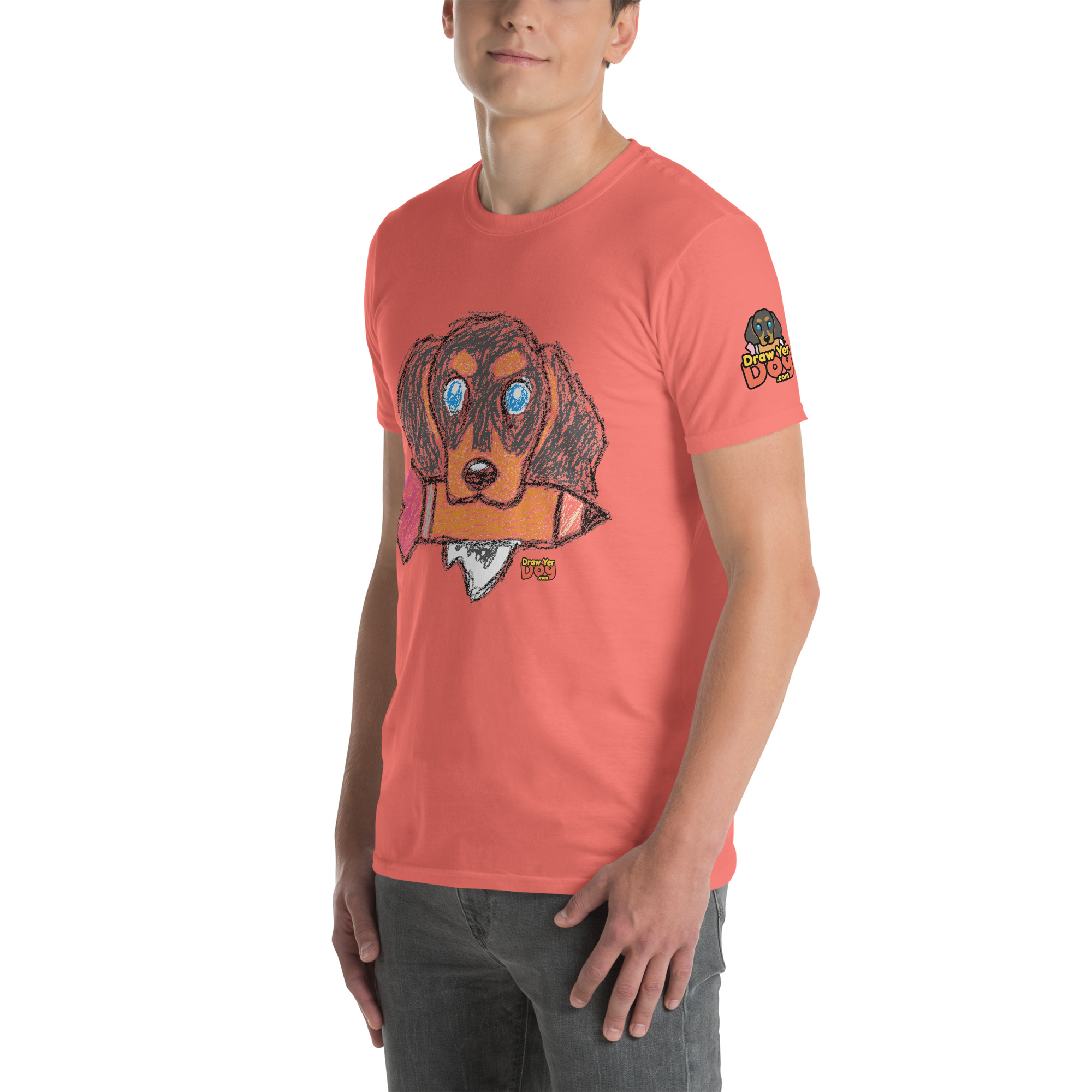 Draw Yer Dog — Morty Scribble Tee - Image 21