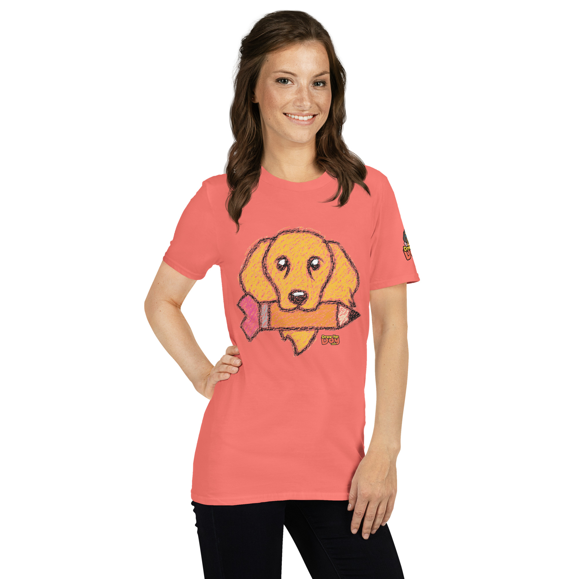 Draw Yer Dog — Bella Scribble Tee - Image 19