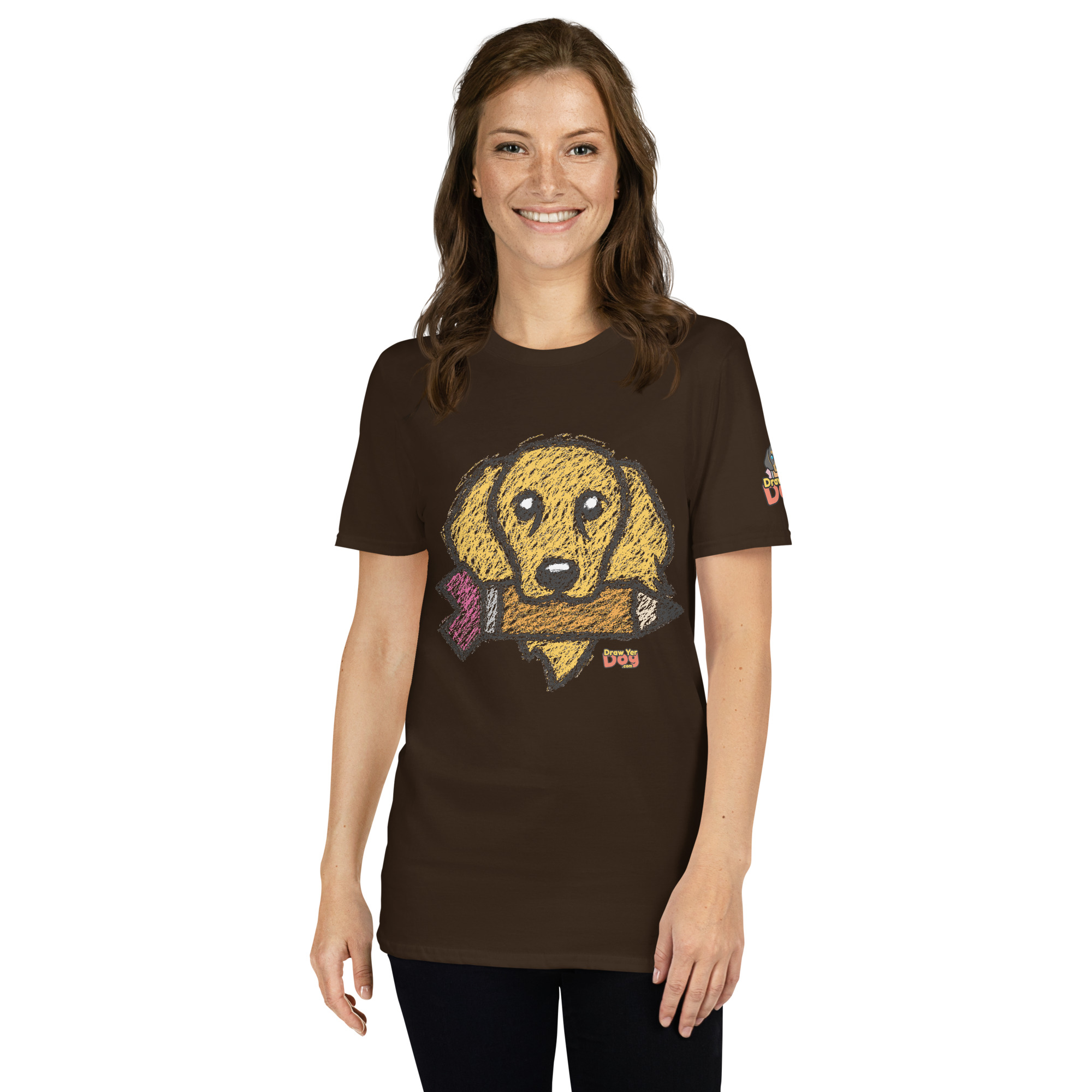 Draw Yer Dog — Bella Scribble Tee - Image 2