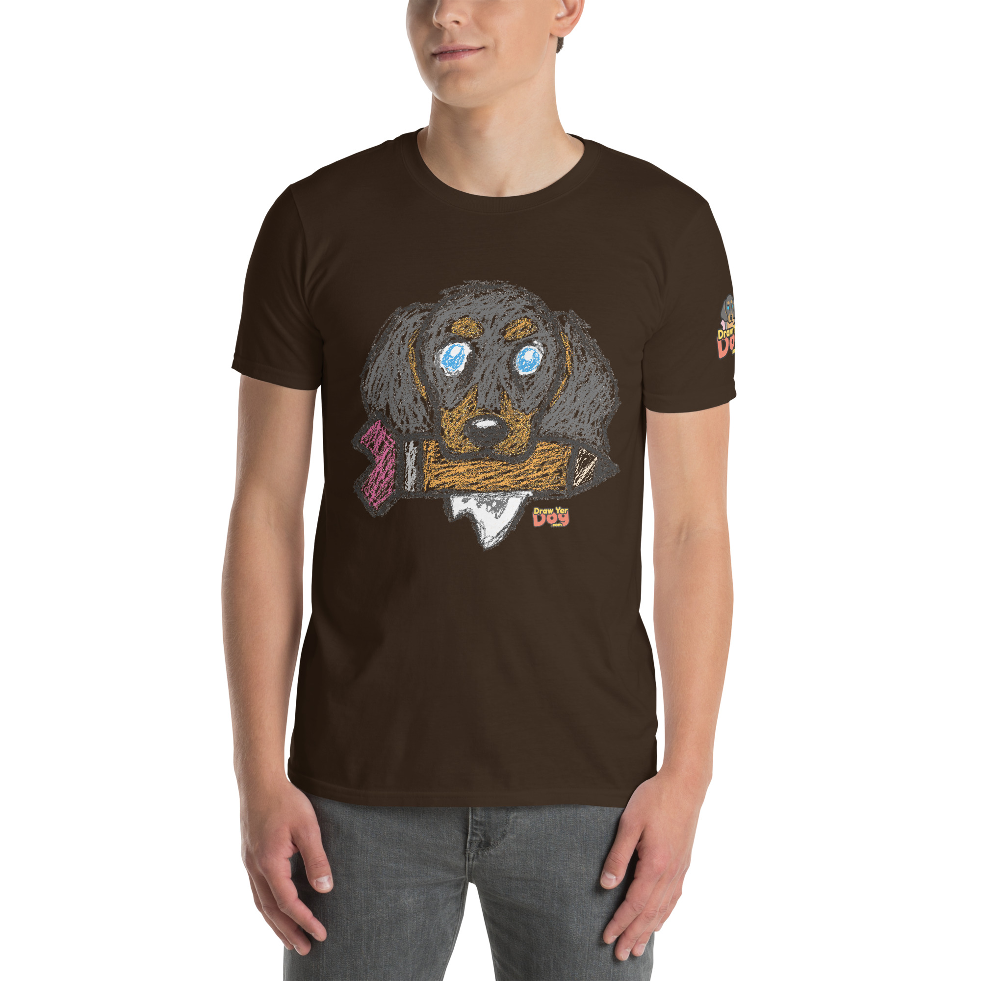 Draw Yer Dog — Morty Scribble Tee - Image 7