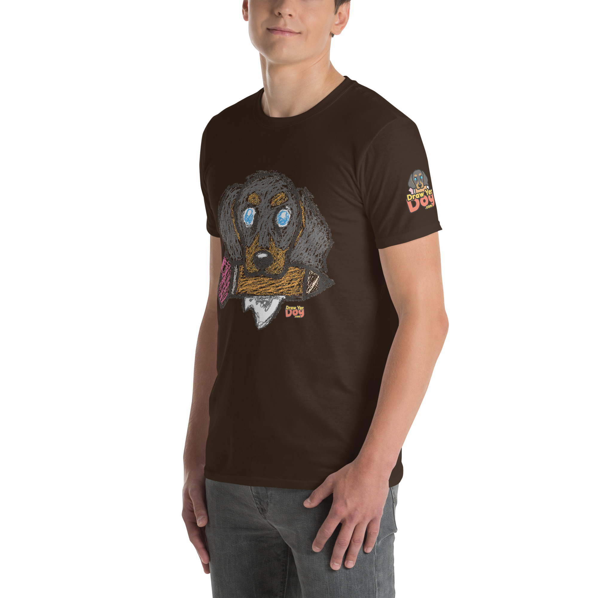 Draw Yer Dog — Morty Scribble Tee - Image 12