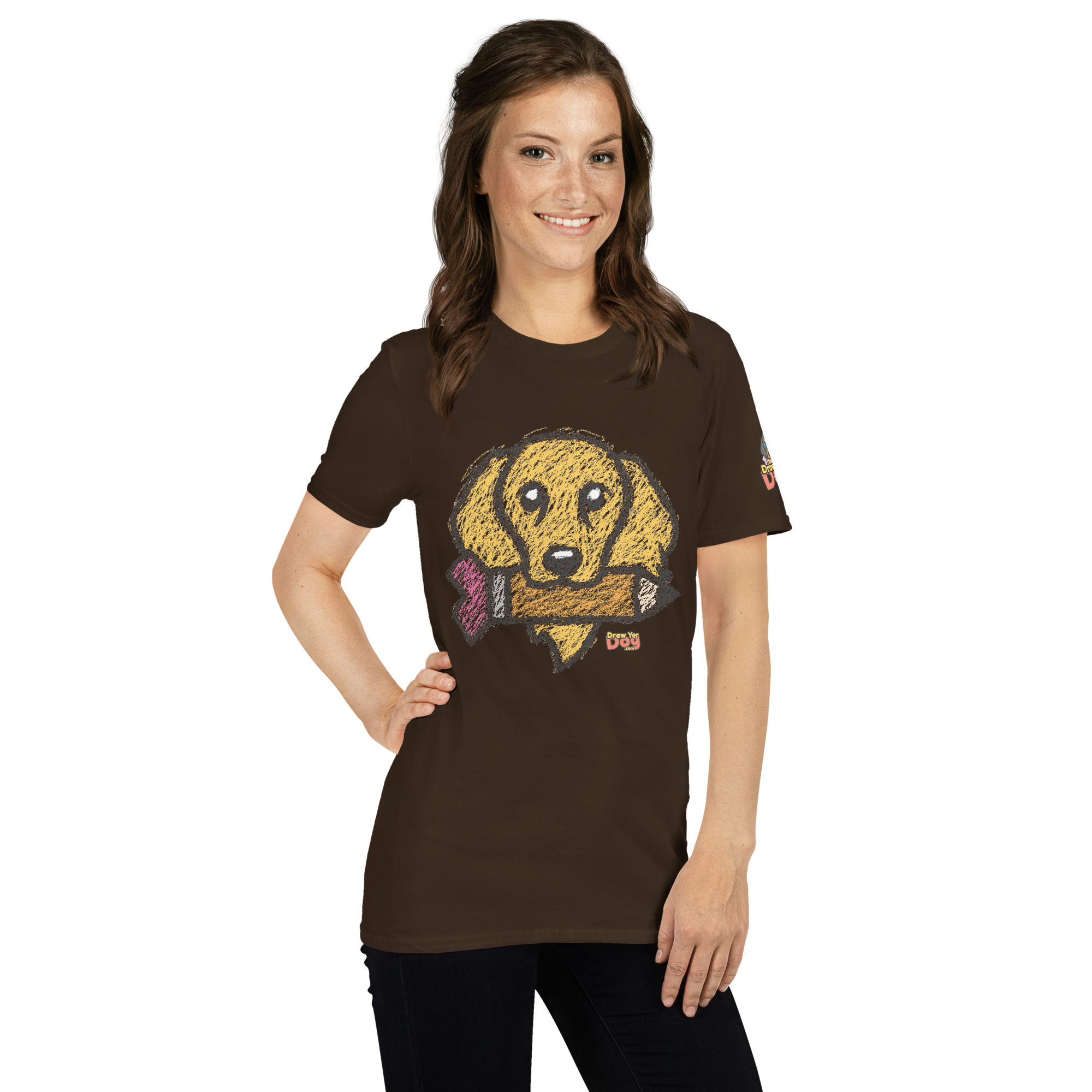 Draw Yer Dog — Bella Scribble Tee - Image 17