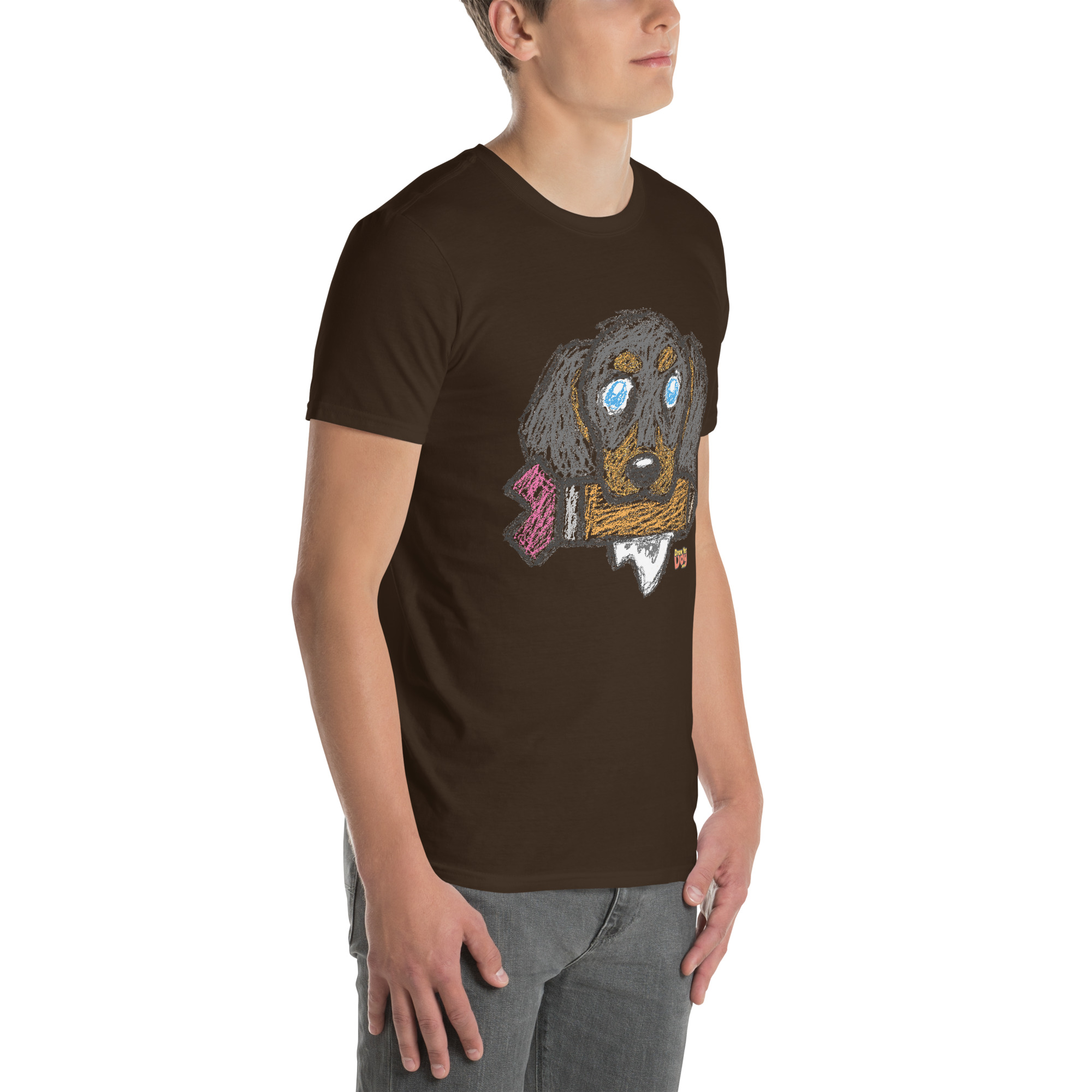 Draw Yer Dog — Morty Scribble Tee - Image 11