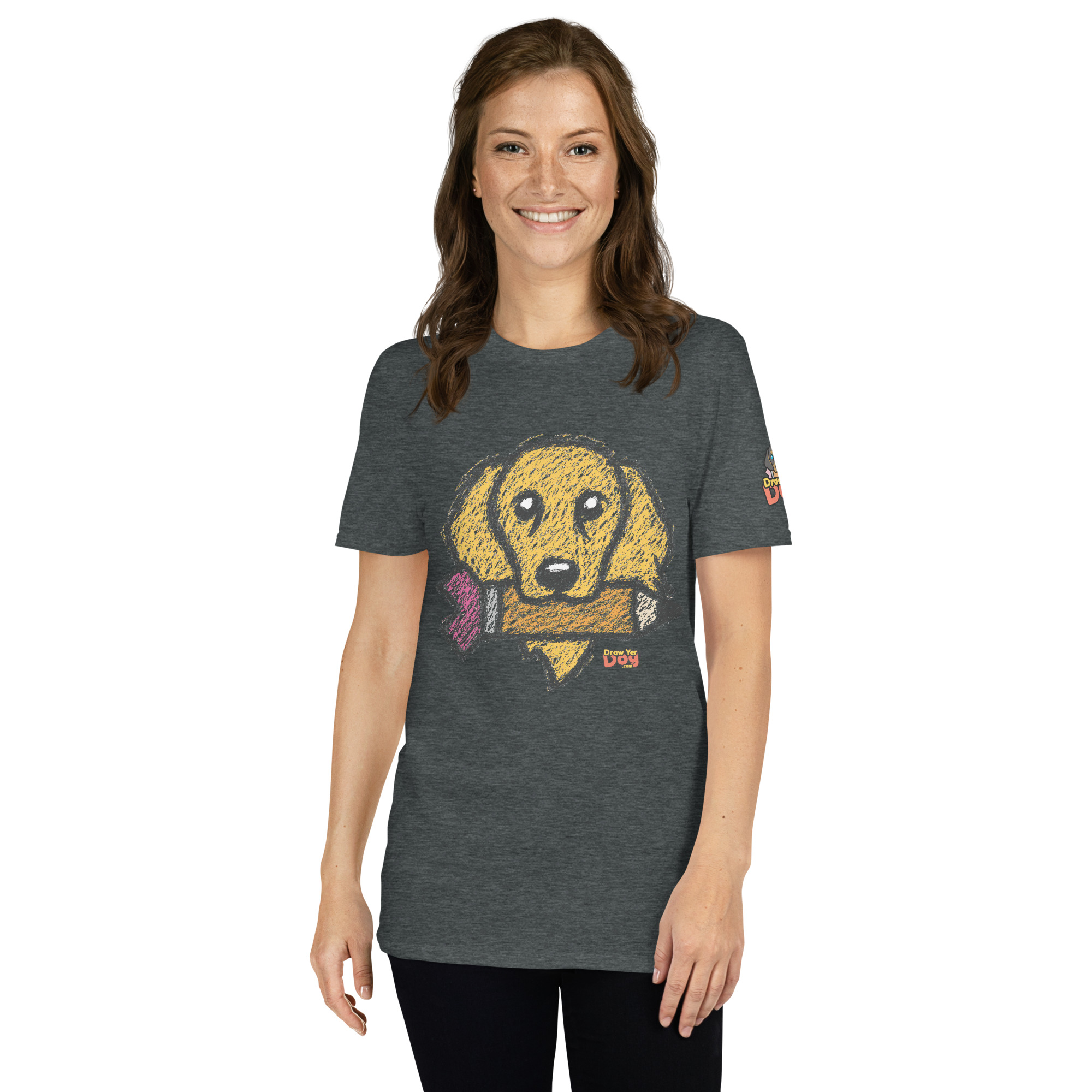 Draw Yer Dog — Bella Scribble Tee - Image 3