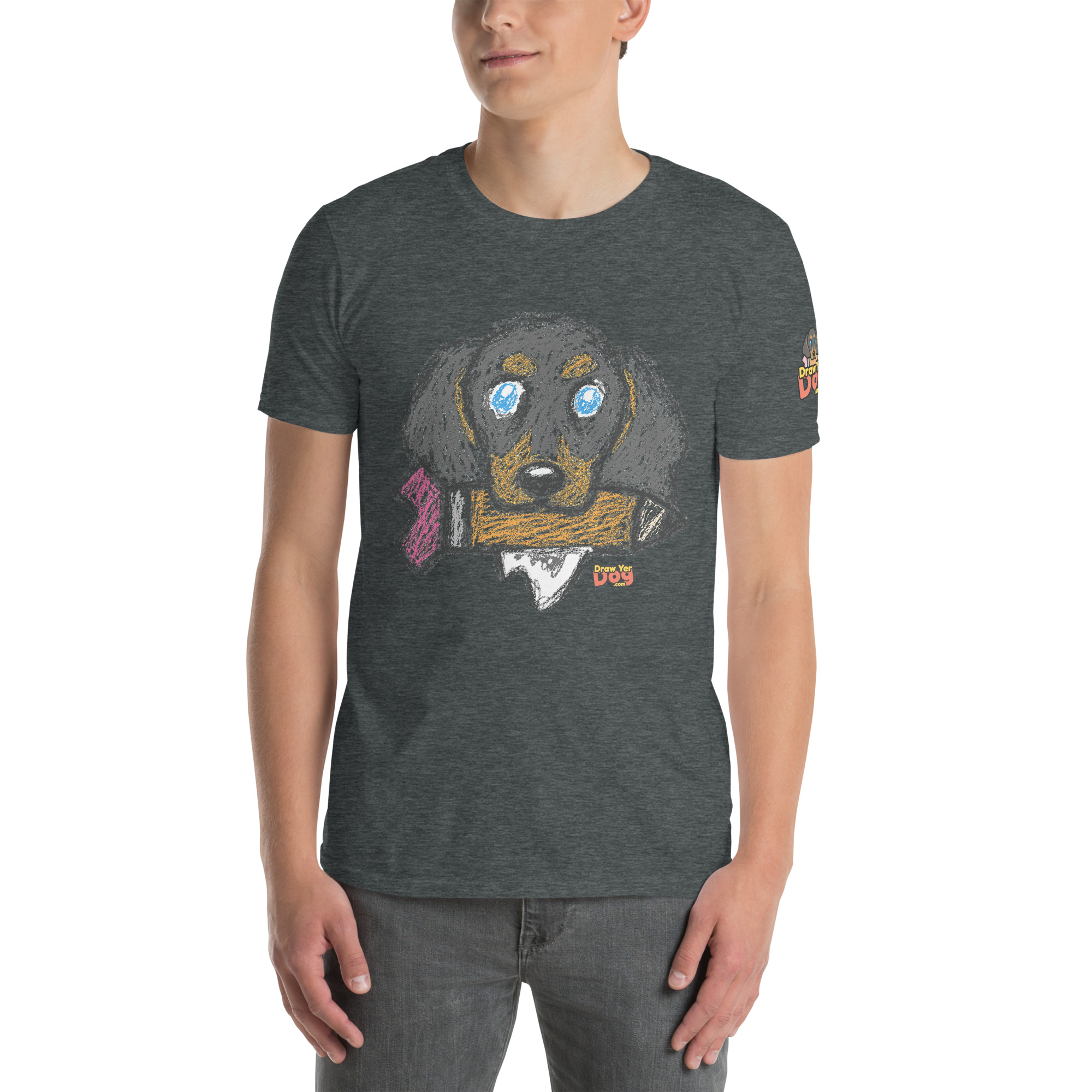 Draw Yer Dog — Morty Scribble Tee - Image 13