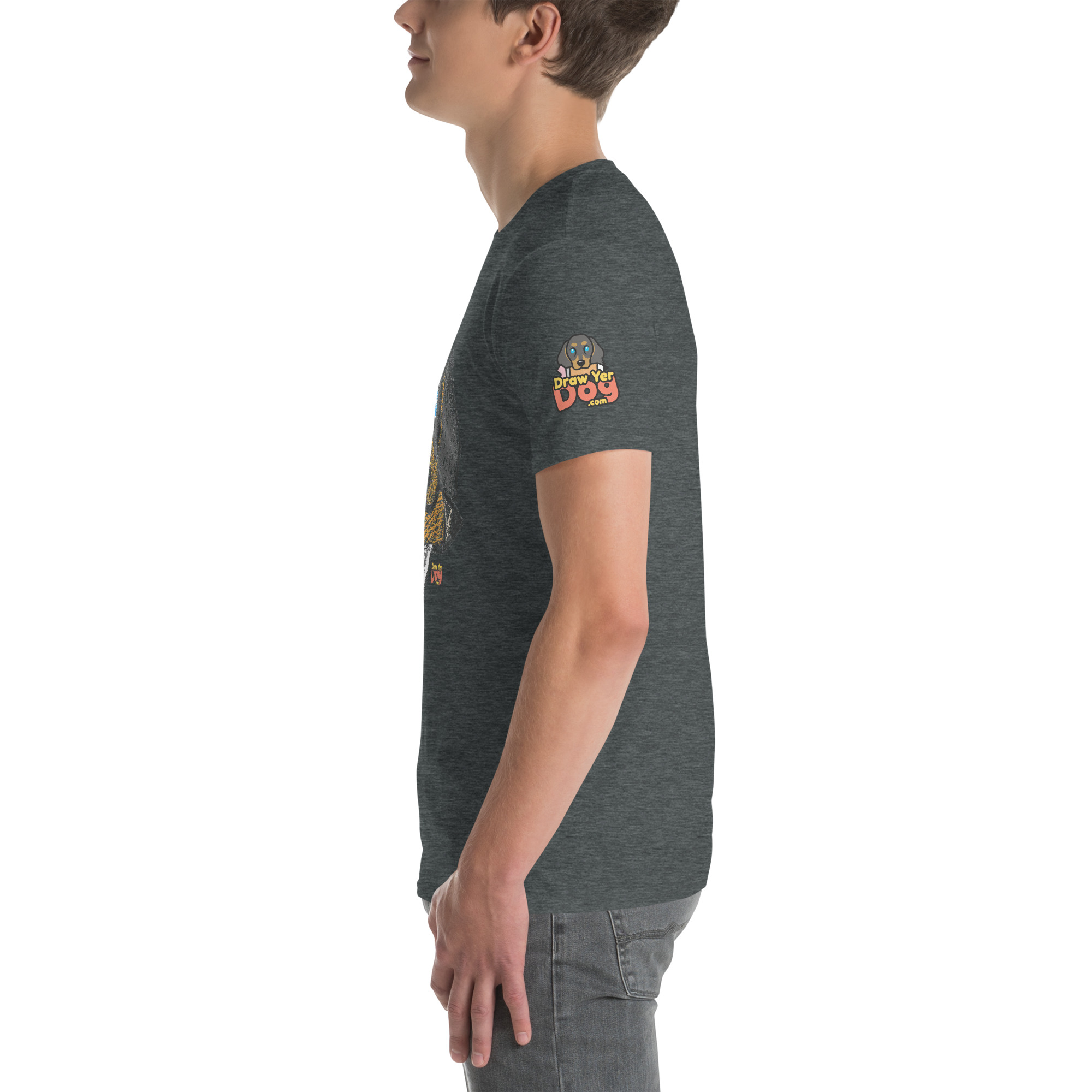 Draw Yer Dog — Morty Scribble Tee - Image 15