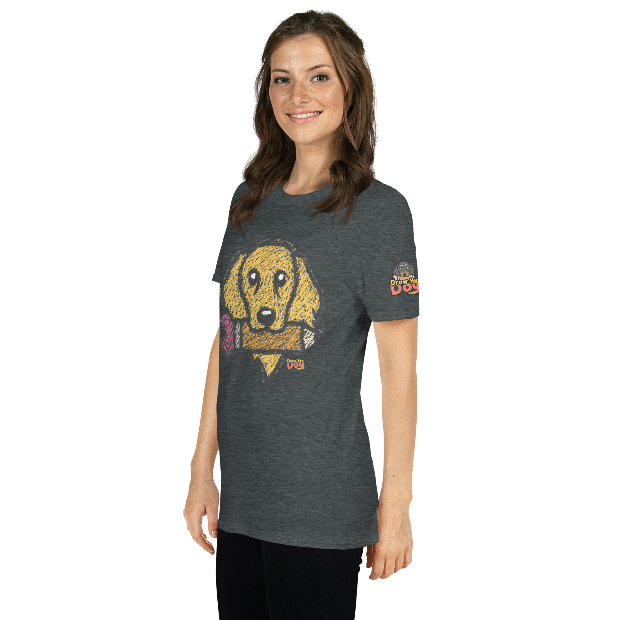 Draw Yer Dog — Bella Scribble Tee - Image 13