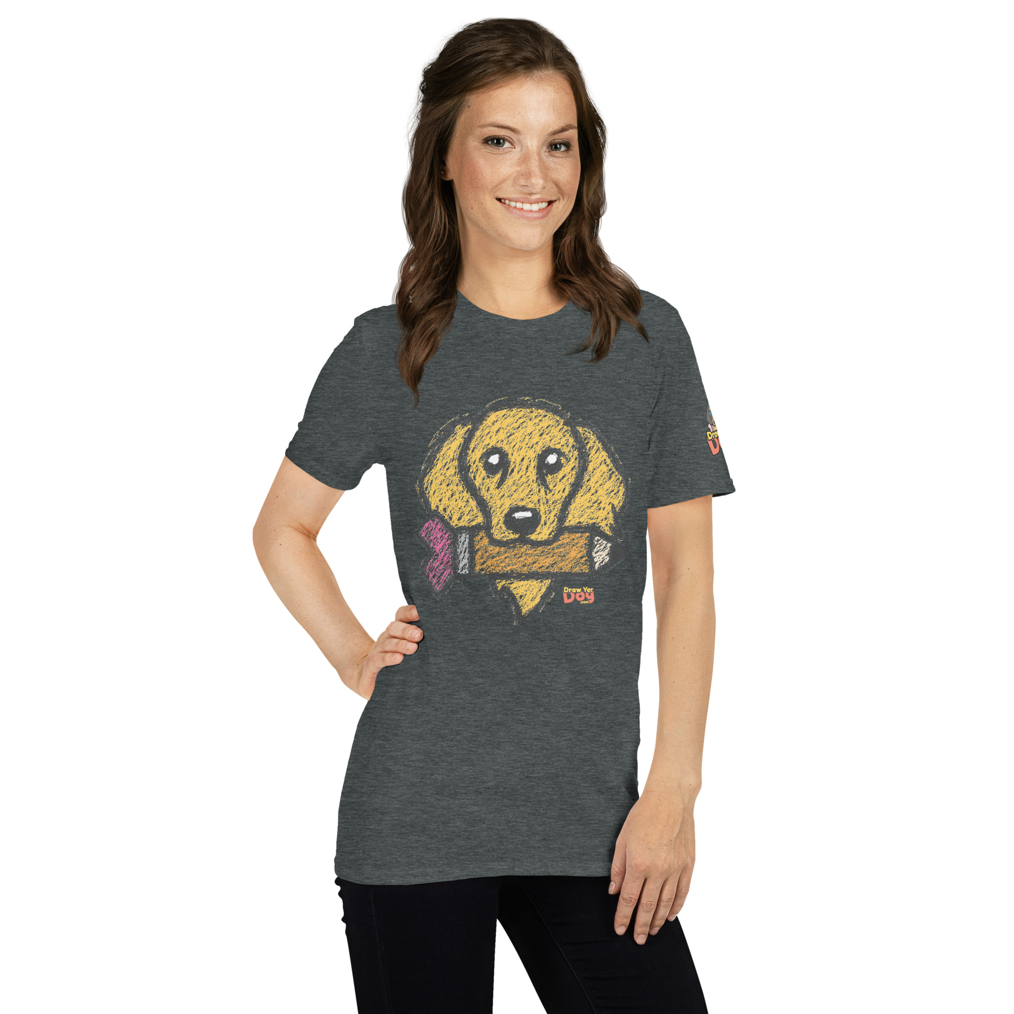 Draw Yer Dog — Bella Scribble Tee - Image 18