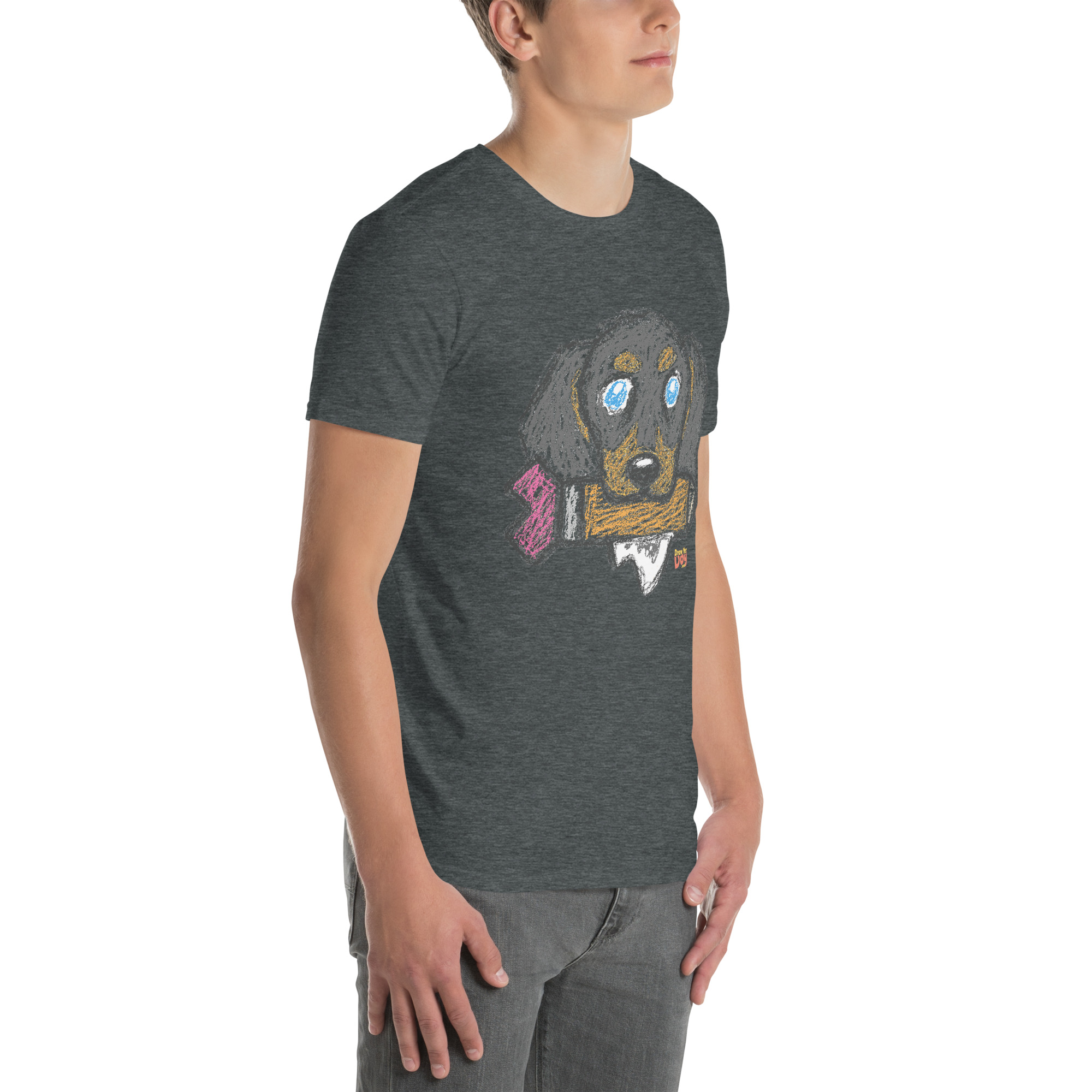 Draw Yer Dog — Morty Scribble Tee - Image 17