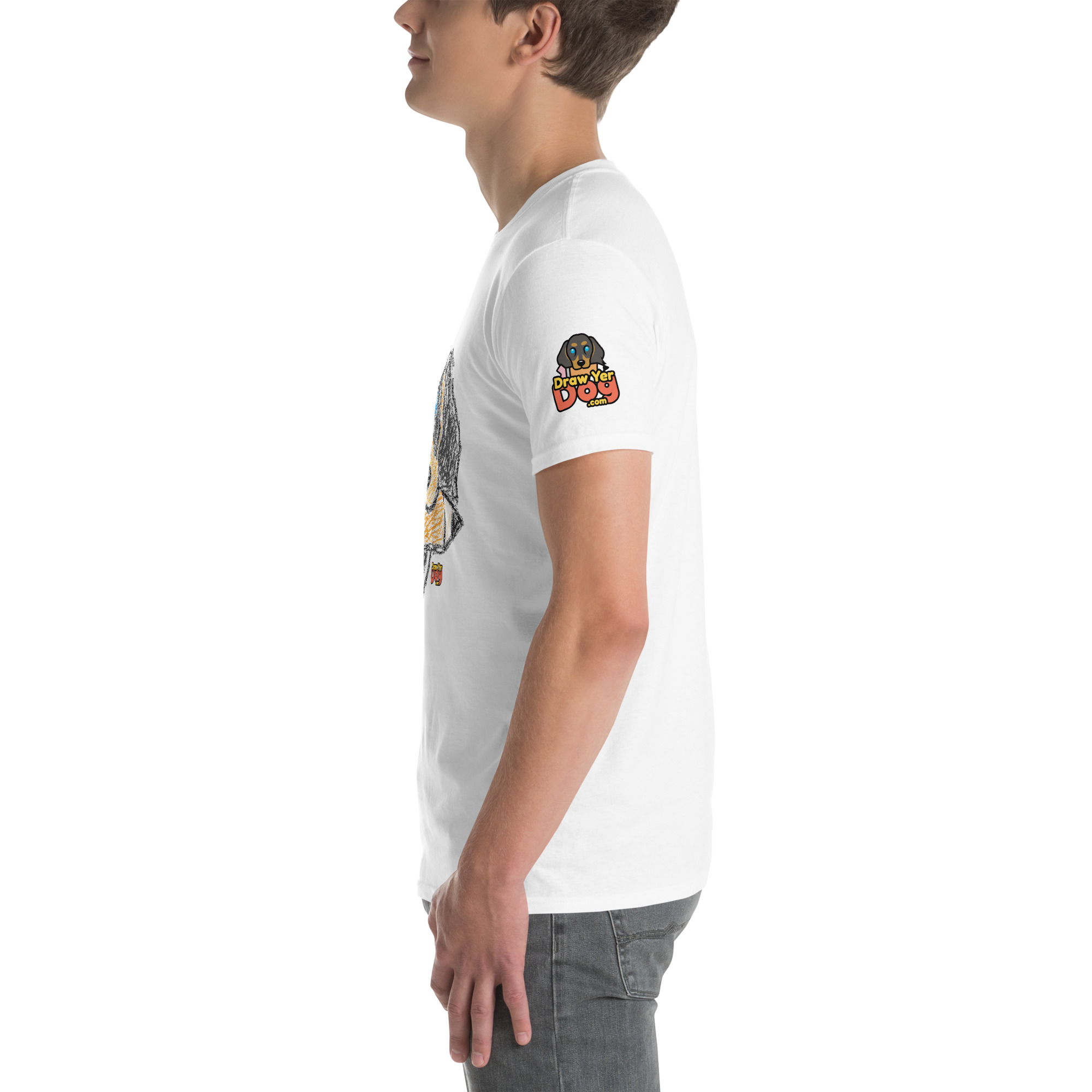 Draw Yer Dog — Morty Scribble Tee - Image 27