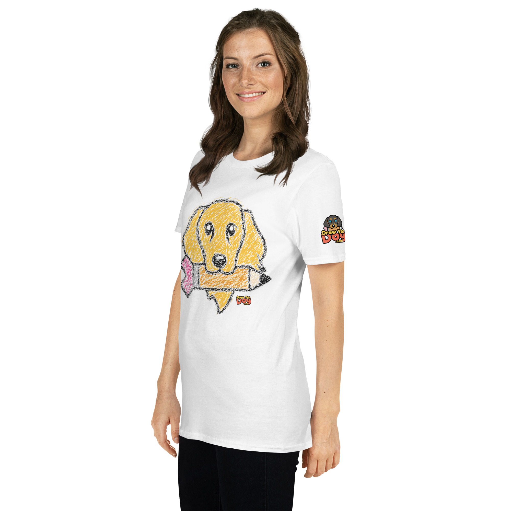 Draw Yer Dog — Bella Scribble Tee - Image 15