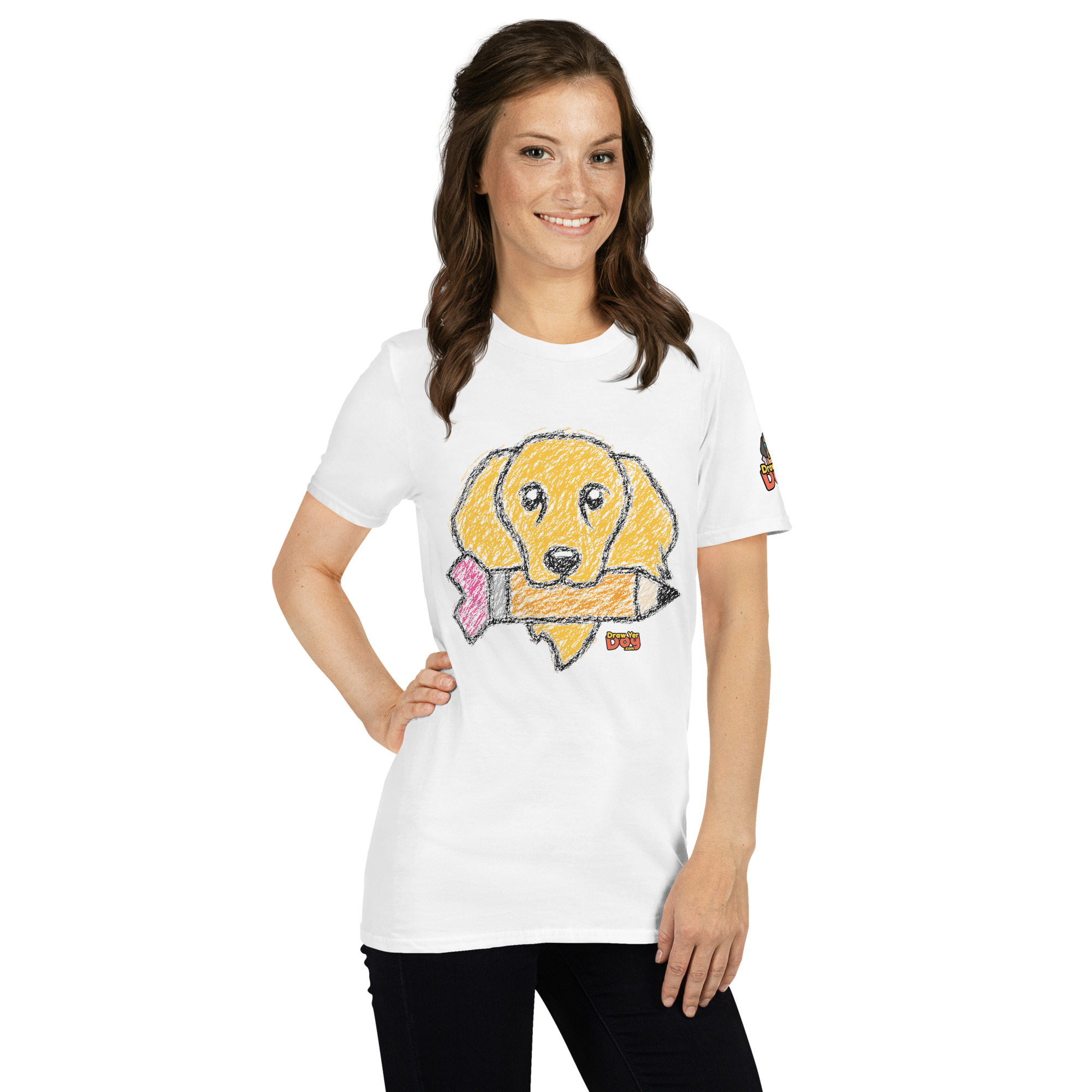 Draw Yer Dog — Bella Scribble Tee - Image 20
