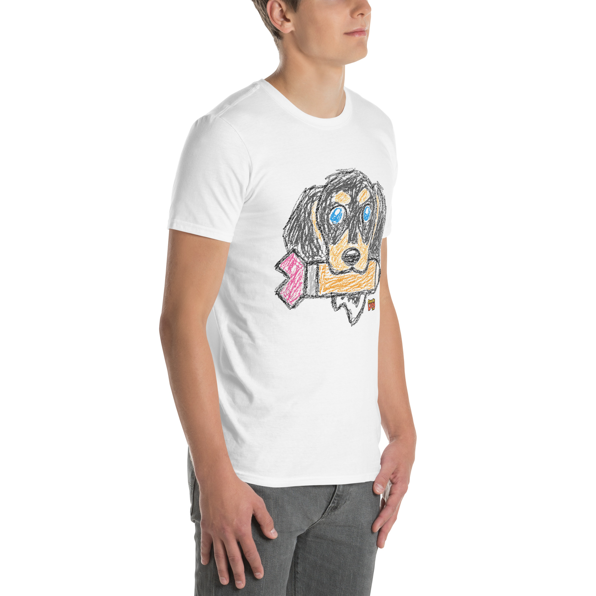Draw Yer Dog — Morty Scribble Tee - Image 29