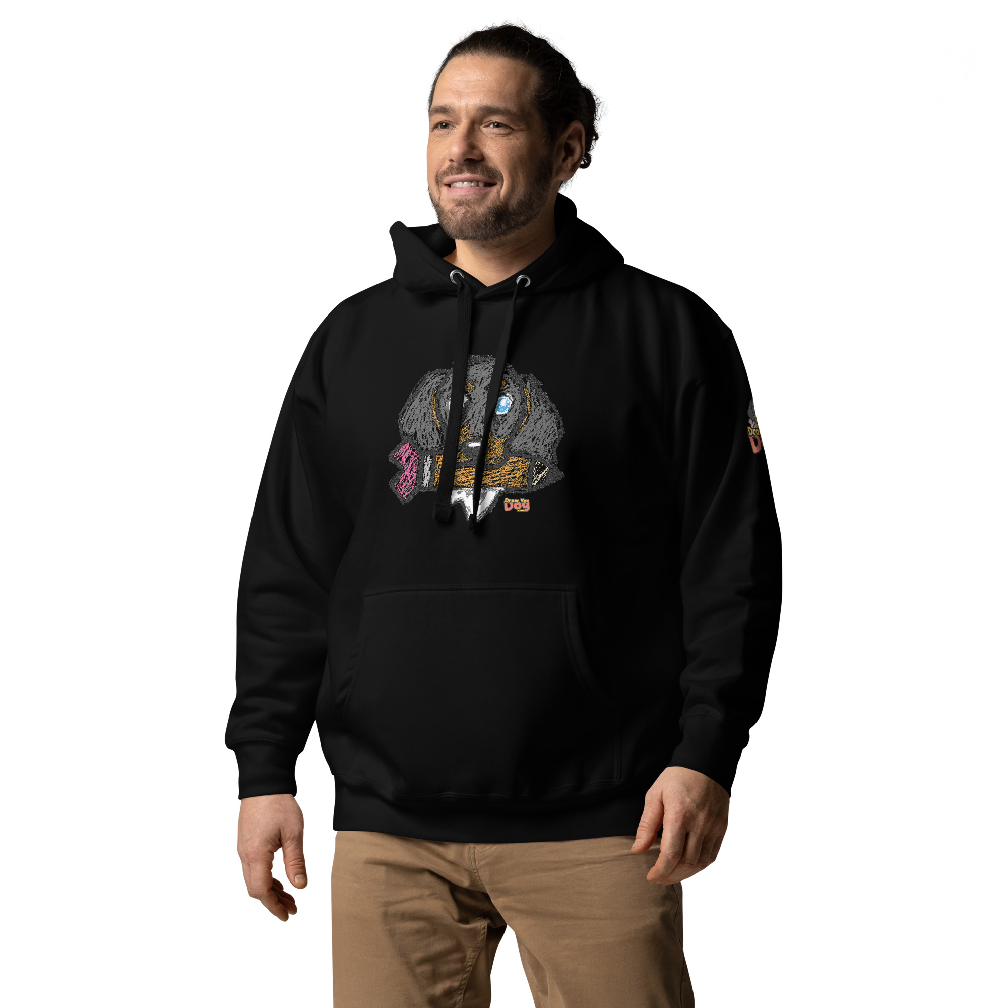 Draw Yer Dog — Morty Scribble Hoodie - Image 5