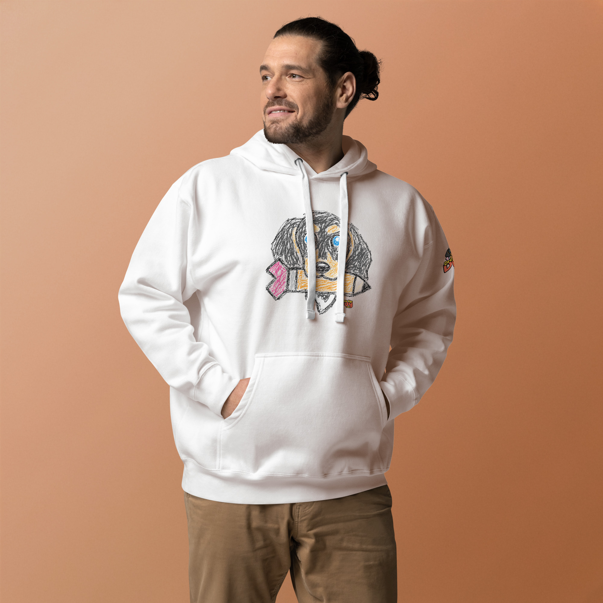 Draw Yer Dog — Morty Scribble Hoodie - Image 9