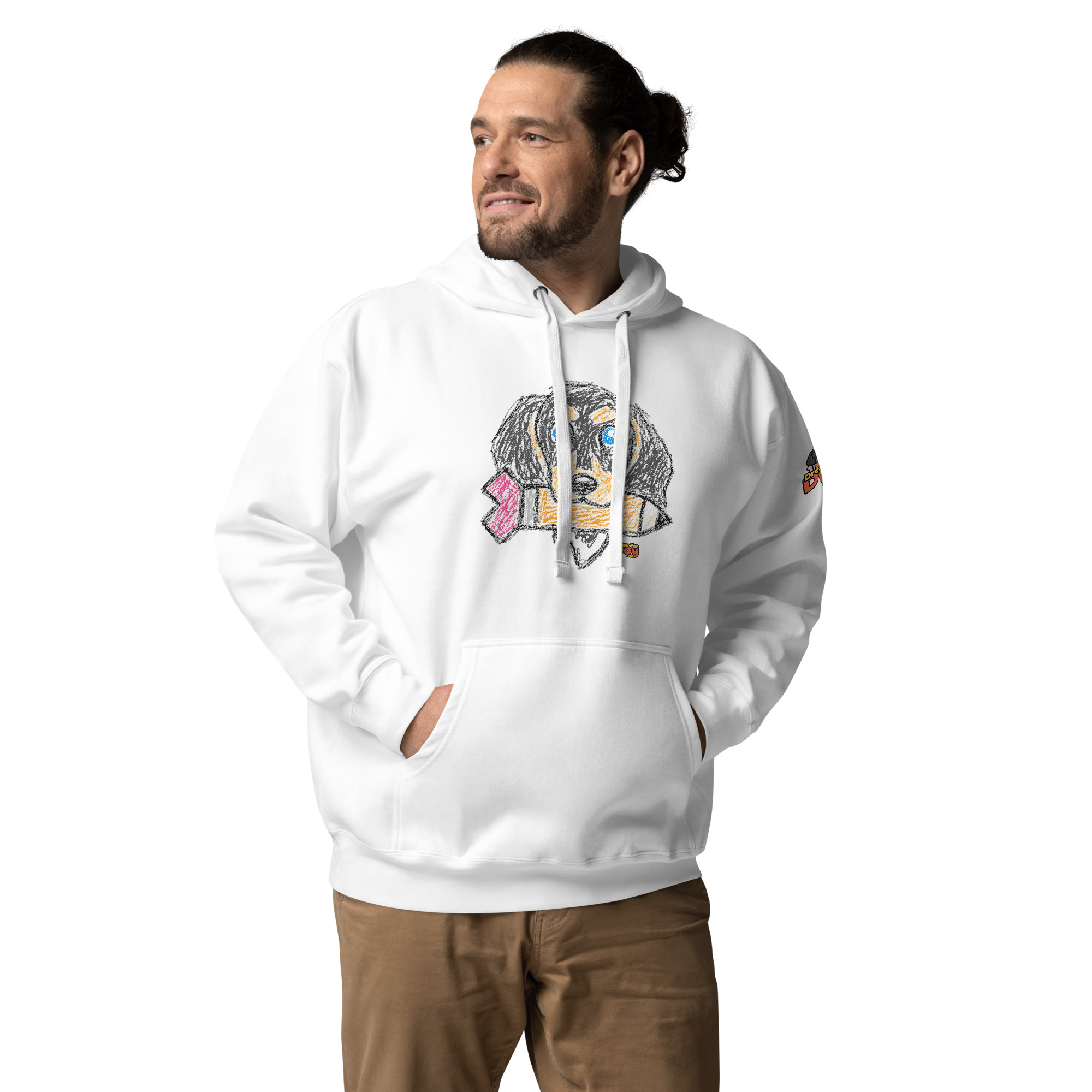 Draw Yer Dog — Morty Scribble Hoodie - Image 7