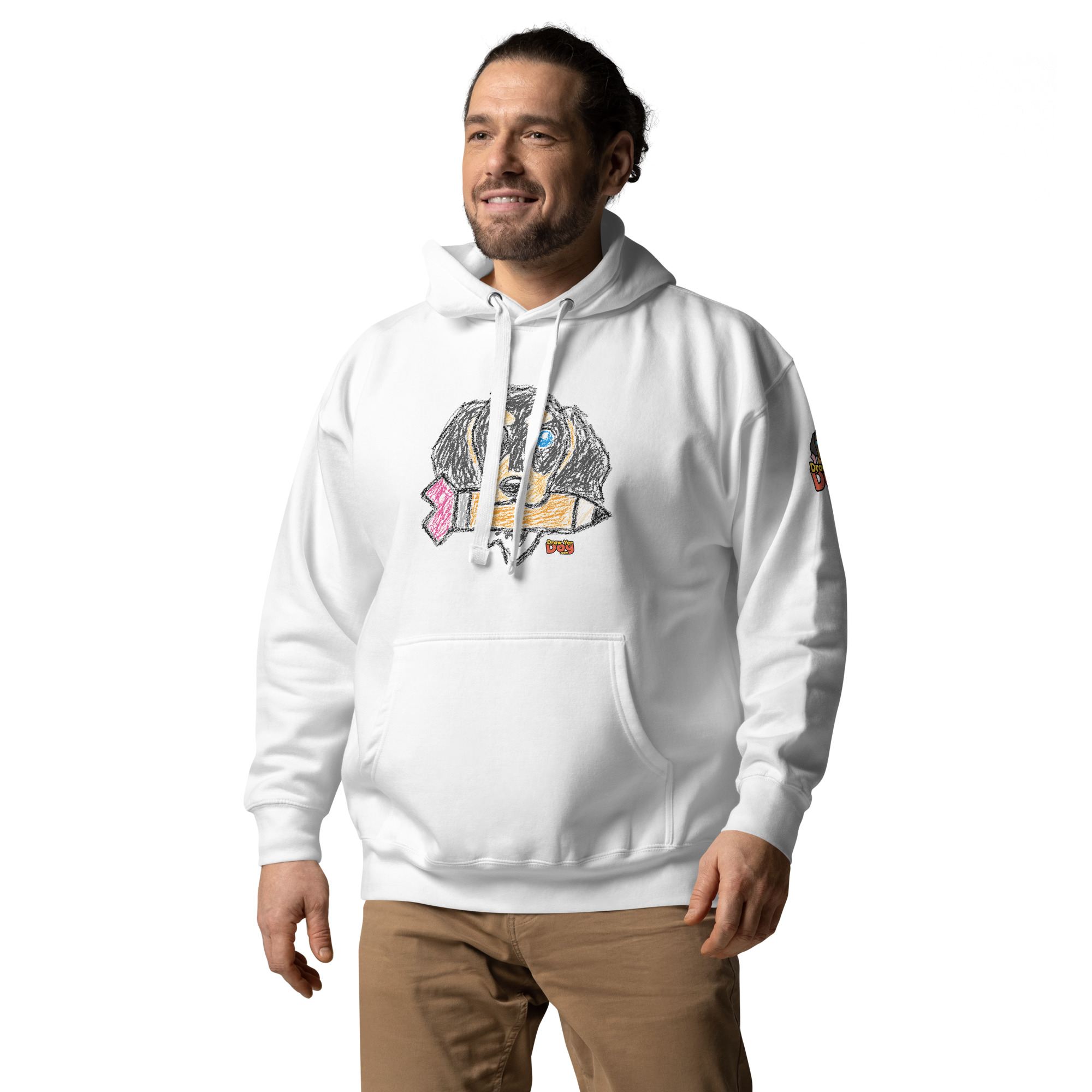 Draw Yer Dog — Morty Scribble Hoodie - Image 8