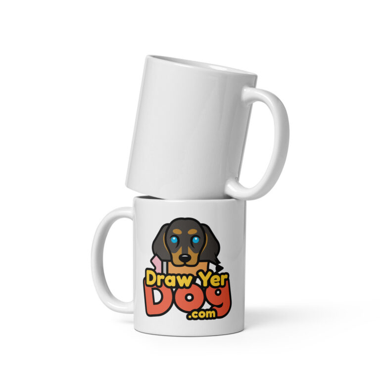 Draw Yer Dog Coffee Mug