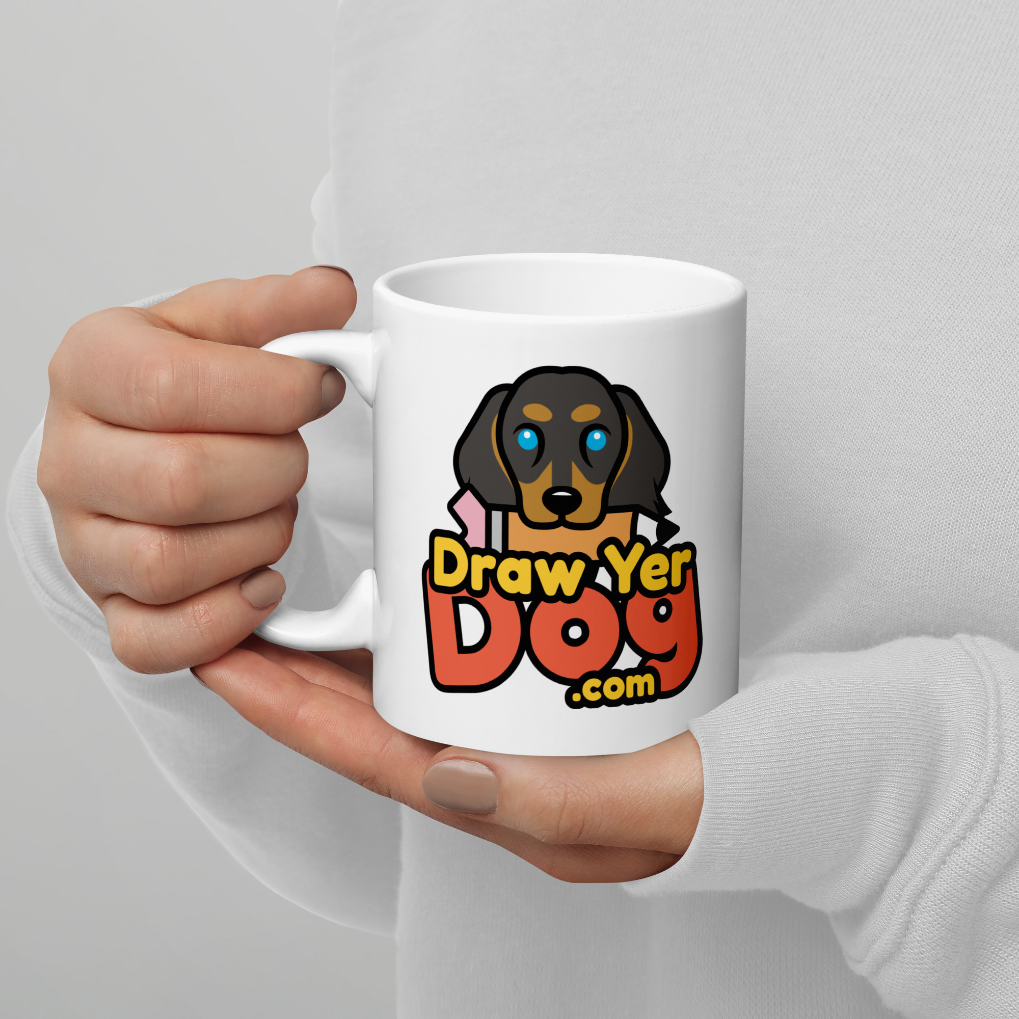 Draw Yer Dog Coffee Mug - Image 2