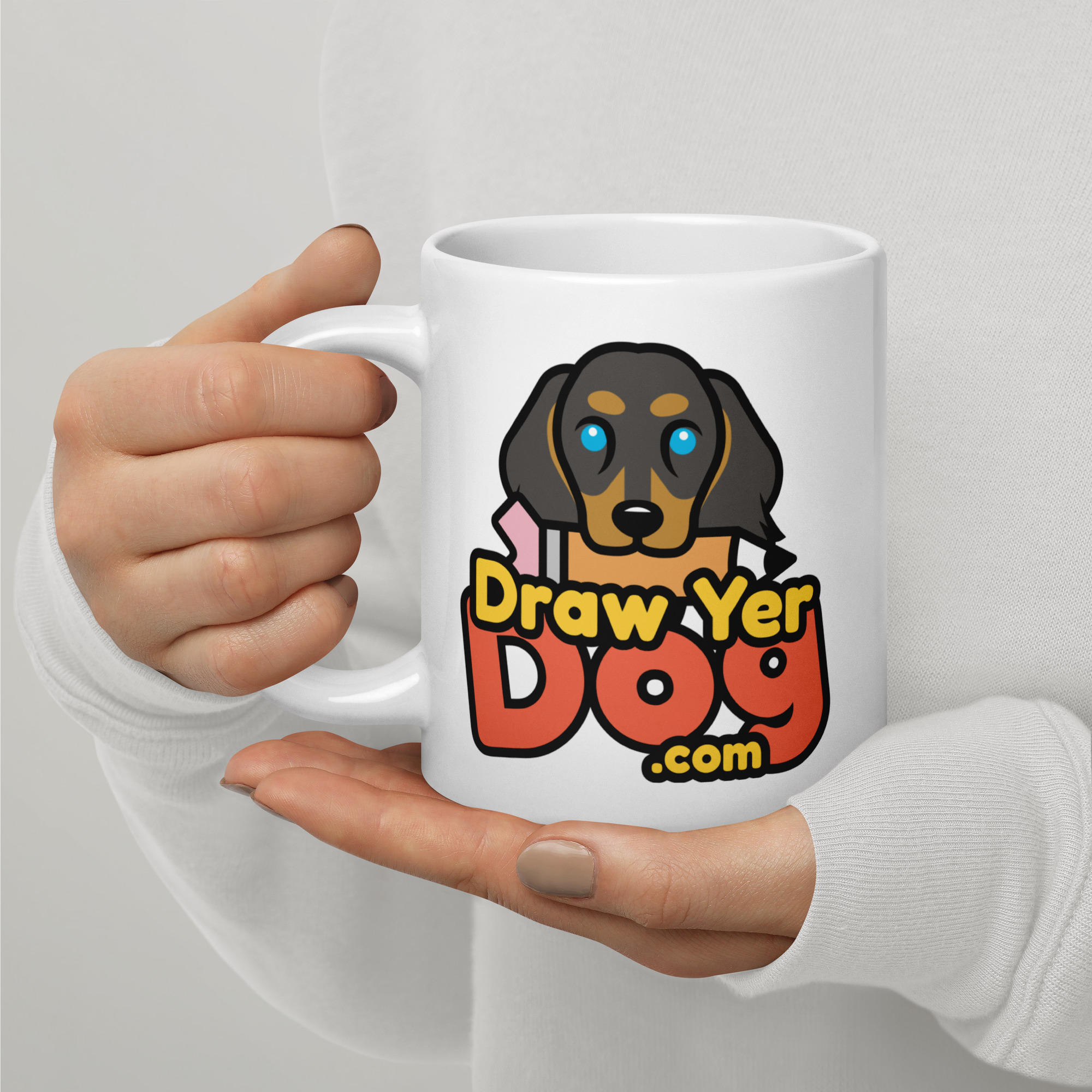 Draw Yer Dog Coffee Mug - Image 4
